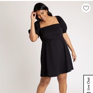 NWT ELOQUII 20W Puff Sleeve Dress